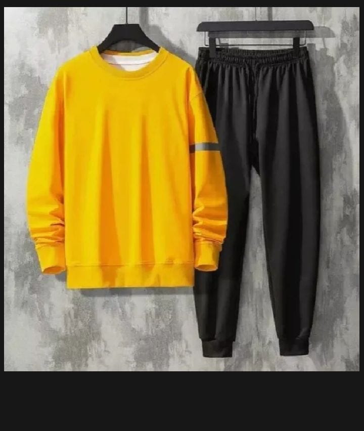 Yellow & Black Track Suit